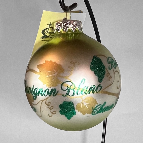 COPY - White Wine Christmas Ball - Picture 2 of 6